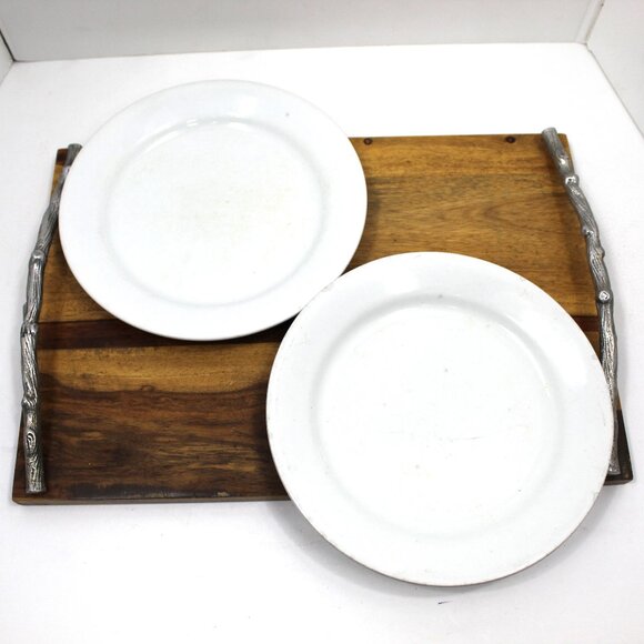 Royal Ironstone China White Plates Alfred Meakin England (2) - Picture 1 of 10